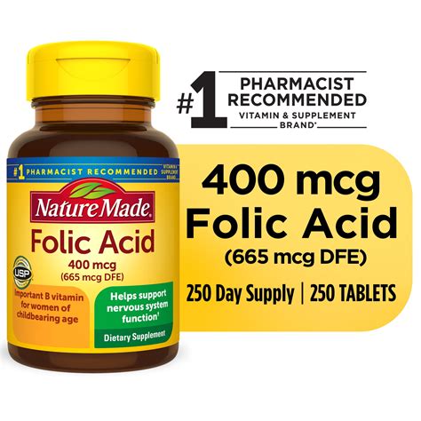 folic acid supplements.